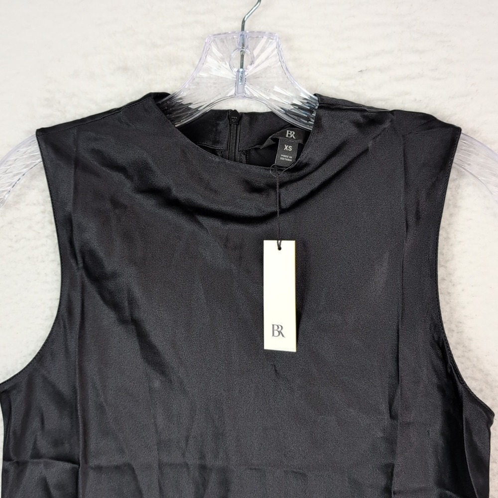 NWT Banana Republic Sz XS Emie Signature Silk Sleeveless Blouse Tank Top - Picture 3 of 9